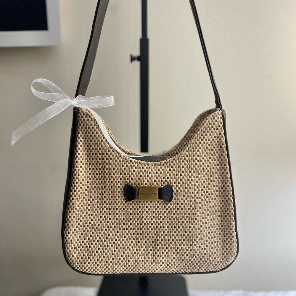 Vintage Liz Claiborne Mini Woven Shoulder Bag 🧺